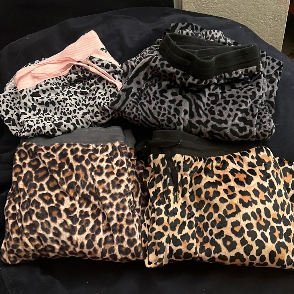 Women’s pajamas lot 3 long sweats & one shorts brand new